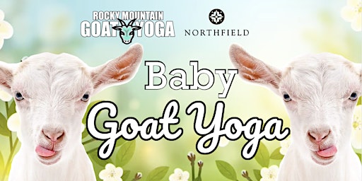 Hauptbild für Baby Goat Yoga - April 13th (NORTHFIELD)
