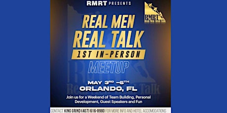 Real Men Real Talks In-Person Meetup