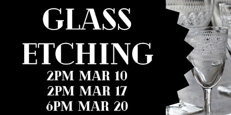 DIY Wednesday-Glass Etching( Adult Program) primary image