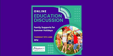 Imagen principal de Education Discussion: Supporting Families during the Summer Holidays