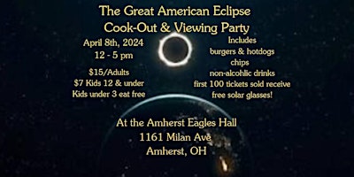 Imagen principal de The Great American Eclipse Viewing Party & Cookout