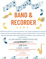 Image principale de Band & Recoder Camp 2024