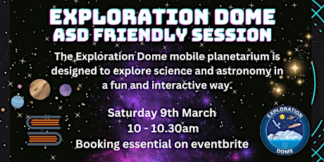 Imagen principal de Exploration Dome Planetarium - ASD friendly session