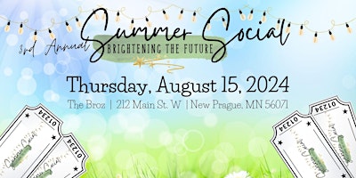 3rd Annual Summer Social  - Brightening the Future primary image