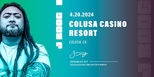 Immagine principale di J Boog Live at Colusa Casino Resort 