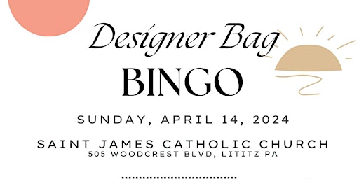 Primaire afbeelding van Designer Bag Bingo Fundraiser Warwick Girls Lacrosse