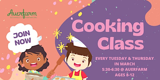 Hauptbild für Kid's Cooking Classes at Auerfarm