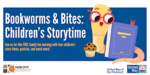 Primaire afbeelding van Bookworms & Bites: Children's Storytime