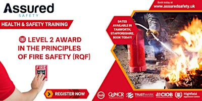 Imagem principal do evento Highfield Level 2 Award in the Principles of Fire Safety (RQF)