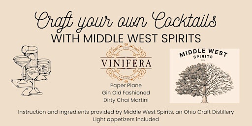 Primaire afbeelding van Craft Your Own Cocktails with Middle West