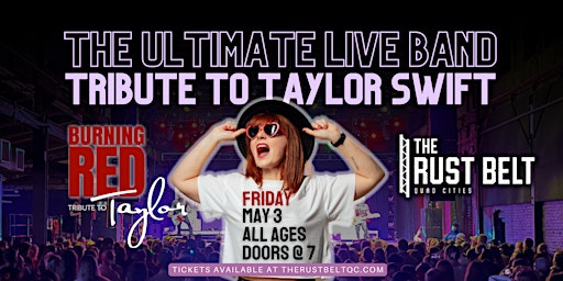 Primaire afbeelding van Burning Red - The Ultimate Live Band Tribute to Taylor Swift