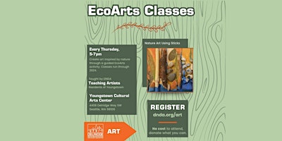 Imagen principal de EcoArts Classes (free! donations encouraged)