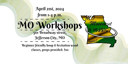 Imagem principal do evento MO Workshops MO Movement & Music, Jefferson City, Missouri, community room