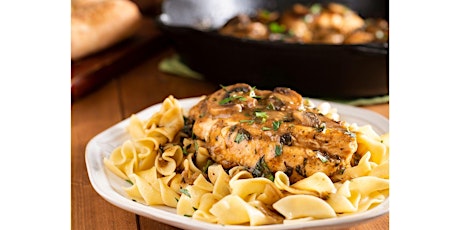 Viva Italia cooking class !  Spaghetti Chicken Marsala from scratch