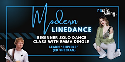Immagine principale di Modern Linedance drop-in dance class (beginner-friendly) - "Shivers" 