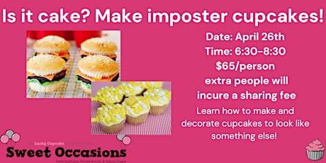 Learn how to decorate Imposter Cupcakes