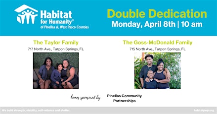 Double Dedication: The Taylor & Goss-McDonald Families