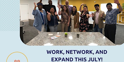 Work, network, and expand this July! primary image