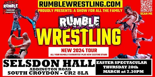Imagem principal de Rumble Wrestling comes to Croydon   - KIDS FOR A FIVER - Limited Offer