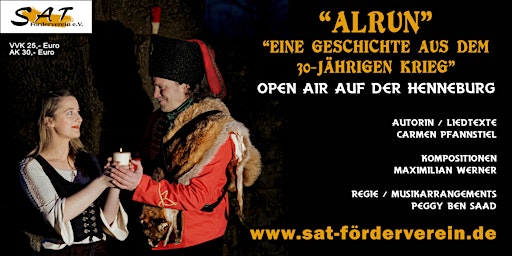 Imagem principal do evento "Alrun" - Eine Geschichte aus dem 30-jährigen Krieg - 3. Aufführung