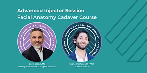 Imagem principal do evento Advanced Injector Session: Facial Anatomy Cadaver Course