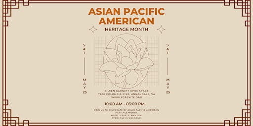 Image principale de Asian Heritage Month Celebration