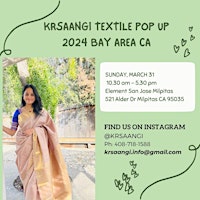 Image principale de KRSAANGI 2024 POP UP IN BAY AREA CA