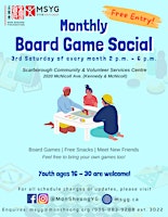 Primaire afbeelding van Mon Sheong Youth Group Monthly Board Game Social