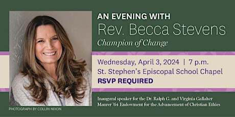 An Evening with Rev. Becca Stevens