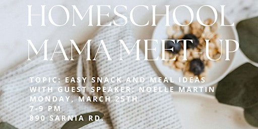 March Homeschool Mama Meet-Up primary image