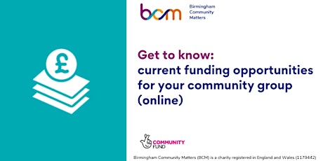 Get to know: current funding opportunities for your community group