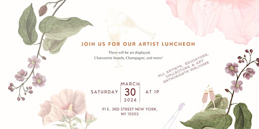 Imagen principal de March Artist Luncheon