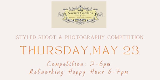 Imagem principal do evento Navarra Gardens Styled Shoot & Photography Competition