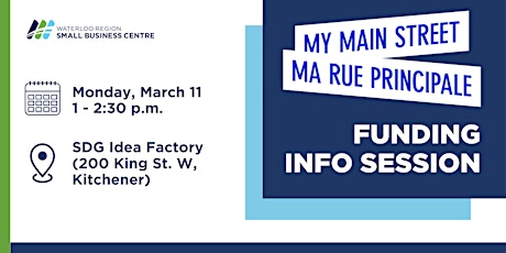 My Main Street Funding Information Session primary image