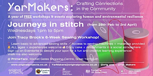 Journeys in Stitch - With Tracy Brock primary image