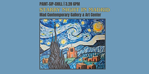 Imagem principal de Paint-Sip-Chill | "Starry Night in Madrid”