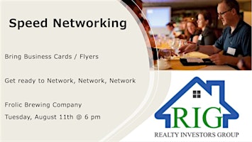 RIG August Meeting - Speed Networking primary image