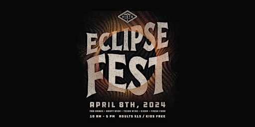 Imagem principal do evento Eclipse Fest at Vista Brewing