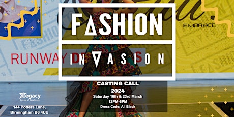 Immagine principale di Fashion Invasion -  Casting Call 2024 