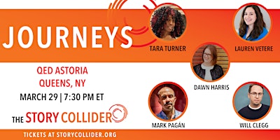 Imagem principal do evento The Story Collider: True, personal stories about science