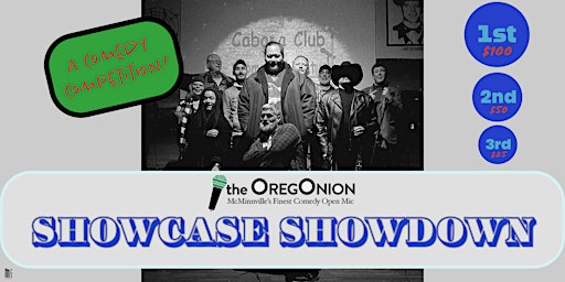 Imagem principal do evento The OregOnion Open Comedy Mic - Showcase Showdown - April 2024