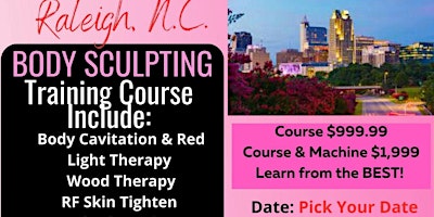 Imagen principal de The Art of Body Contouring Course with Certification " Raleigh, N.C."