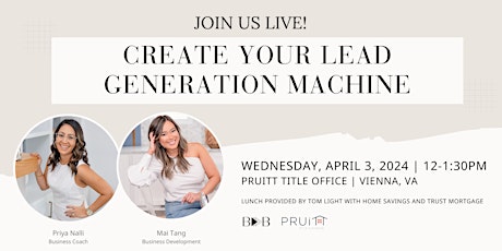 Create Your Lead Generation Machine