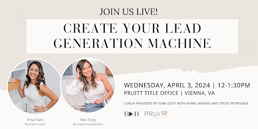 Create Your Lead Generation Machine primary image