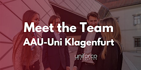 Hauptbild für Meet the Team @ AAU | Klagenfurt