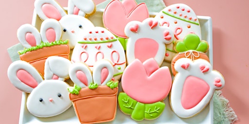 Imagem principal do evento "Hop into Easter" Beginner Cookie Decorating Class  - North Koffee