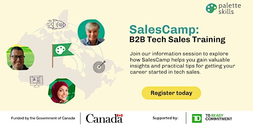 B2B Tech Sales Training  - SalesCamp (Information Session) primary image