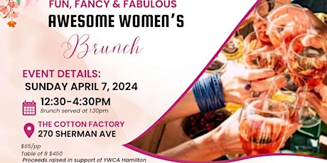 Fun, Fancy & Fabulous Awesome Women’s Brunch