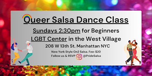 Primaire afbeelding van Queer Salsa Classes for Beginners on Sundays