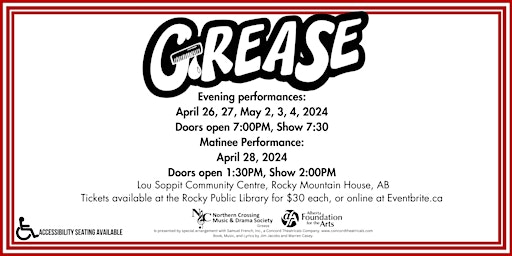 Grease presented by Northern Crossing primary image